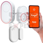 Dzwonek bezprzewodowy Tuya Wi-Fi + Alarm z czujnikiem otwarcia
