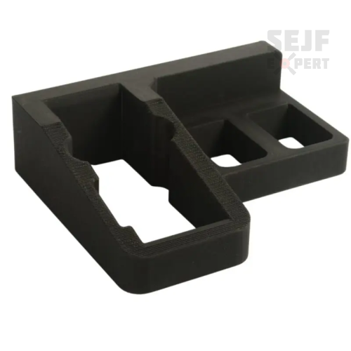 Uchwyt Magnetyczny na Pistolet i 2 Magazynki 9mm .45ACP .22LR prawy/lewy
